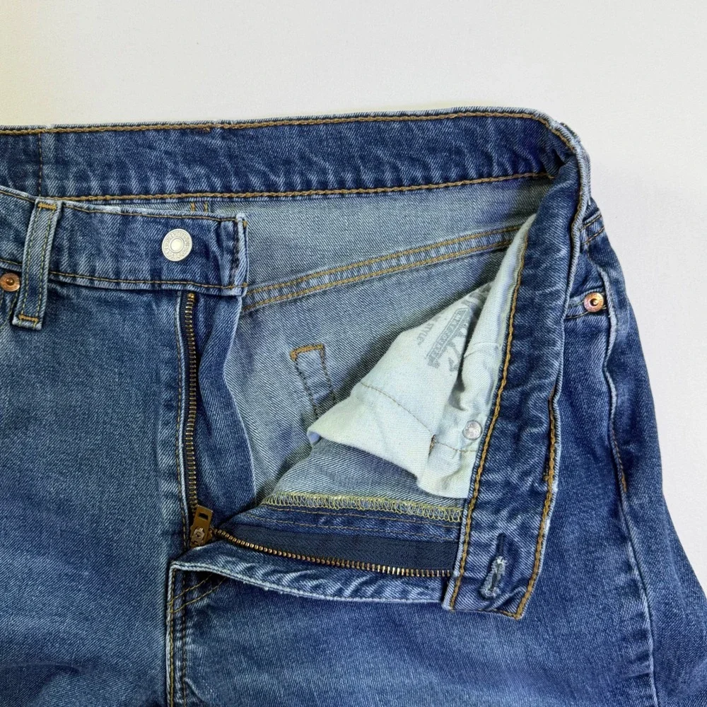 Levis‎ 511 Slim Fit Jeans Mens 32x37 Medium Wash Blue Denim Pants 04511-1786